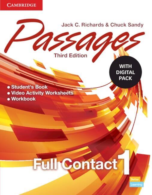 Passages Level 1 Full Contact with Digital Pack, 3rd Edition